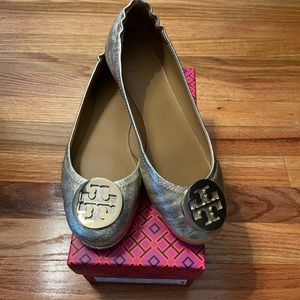 TORY BURCH Minnie Ballet Flats w/Logo